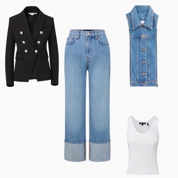 Veronica Beard Dylan High Rise Straight Leg - Picture 11 of 17